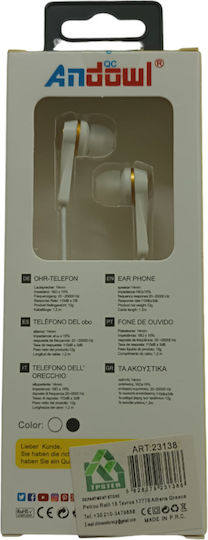 Andowl M2-062 In-ear Handsfree Ακουστικά με Βύσμα 3.5mm