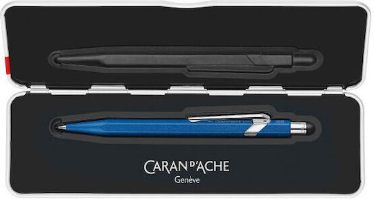 Caran D'ache Μηχανικό Μολύβι από Ατσάλι 0.7mm με Γόμα 1τμχ Μπλε
