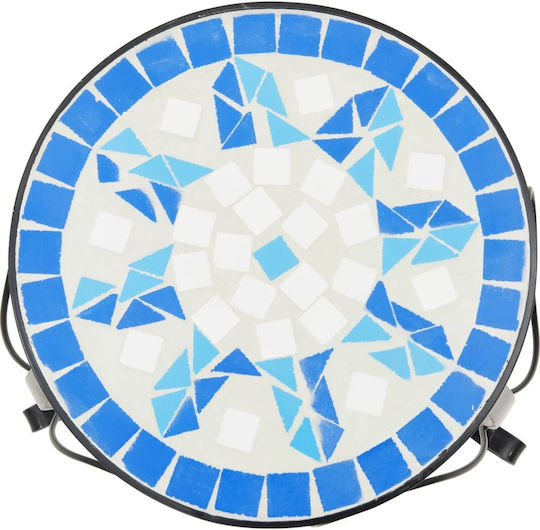 vidaXL Pflanzenständer Metall Blau 26cmx35cmcm. 3Stück