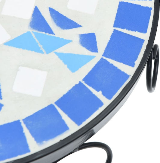 vidaXL Pflanzenständer Metall Blau 26cmx35cmcm. 3Stück
