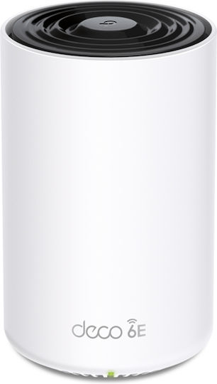 TP-LINK XE75 v2 WiFi Mesh Network Access Point Wi‑Fi 6E Dual Band (2.4 & 5GHz) σε Τριπλό Kit
