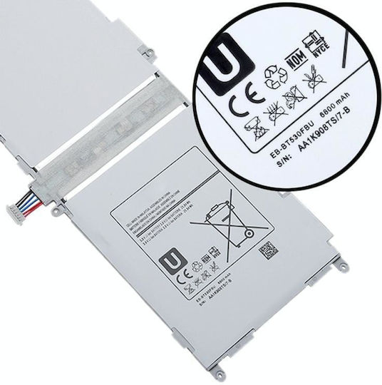Eb-bt530fbu 6800mah Samsung Galaxy Tab 4 Sm-t530 Li-polymer Battery Replacement