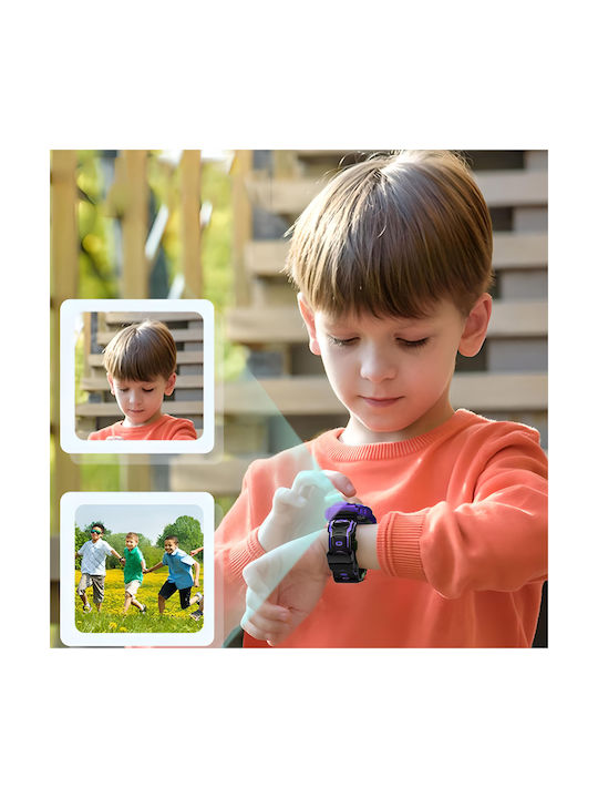 Ceasuri Pentru Copii Smartwatch Cu GPS Și Cameră Violet