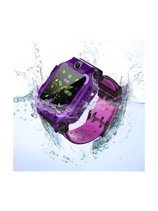 Ceasuri Pentru Copii Smartwatch Cu GPS Și Cameră Violet
