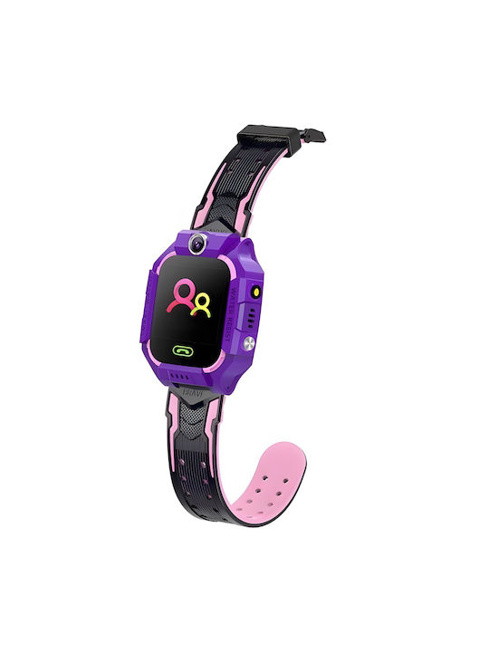 Ceasuri Pentru Copii Smartwatch Cu GPS Și Cameră Violet