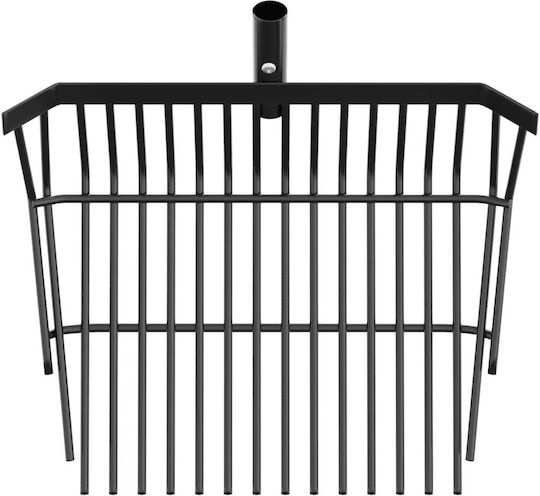 Vidaxl Pitchfork Head 14 Teeth Black Steel