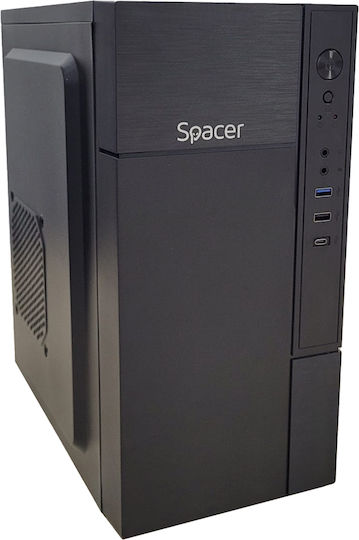 Spacer SPCS-OC-MINI Mini Tower Κουτί Υπολογιστή Μαύρο