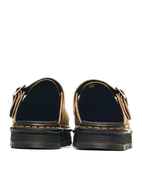 Dr. Martens Zebzag Γυναικεία Δερμάτινα Σαμπό Μπεζ