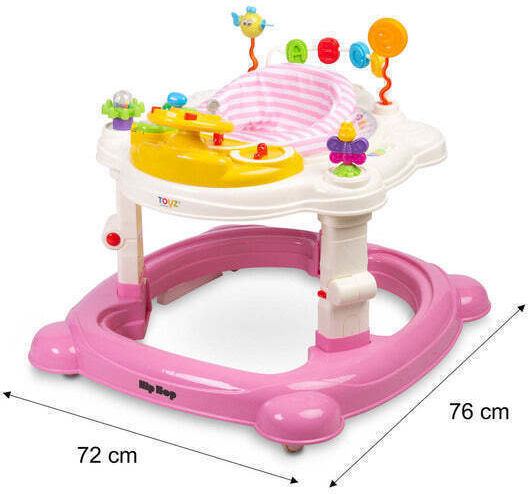 Caretero Baby Walker for 6+ Months Pink