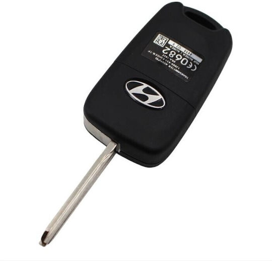 Hyundai Carcasă cheie auto cu lamă Pliabil cu 3 butoane pentru Hyundai