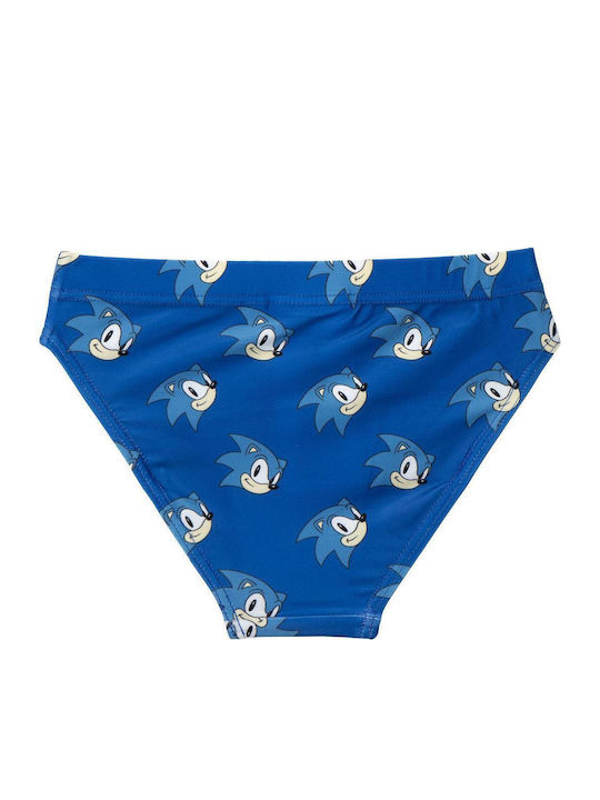 Disney Sonic Παιδικό Μαγιό Σλιπ Μπλε
