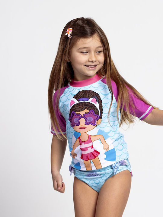 Disney Costum de baie pentru copii Rashguard Sky Blue