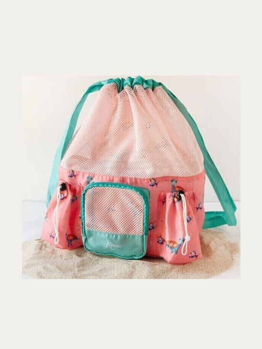Kiokids Țestoase Geantă De Plajă Pentru Copii Roz 30x30x40cm