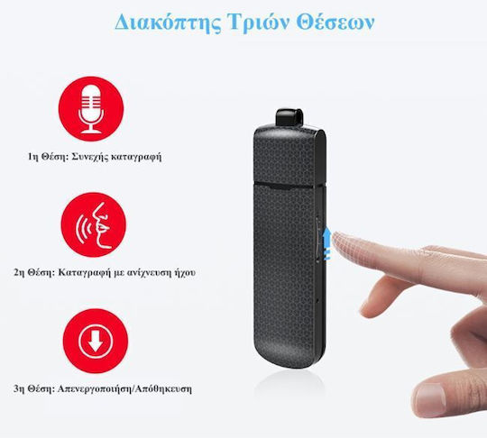 Surveillance Bug Capacity 32GB with Memory Card Slot