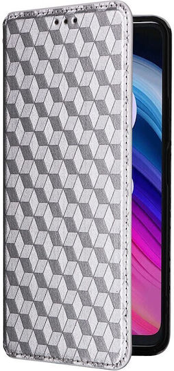 Imprinted Rhombus Buchen Sie Silber (TCL 50 5G)