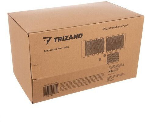 Trizand Covoraș de masaj pentru corp Negru