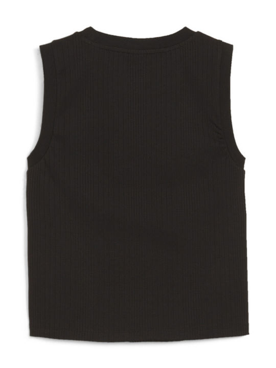 Puma Women's Athletic Blouse Sleeveless Black