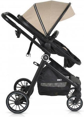 Moni Rio Adjustable 2 in 1 Baby Stroller Suitable for Newborn Khaki