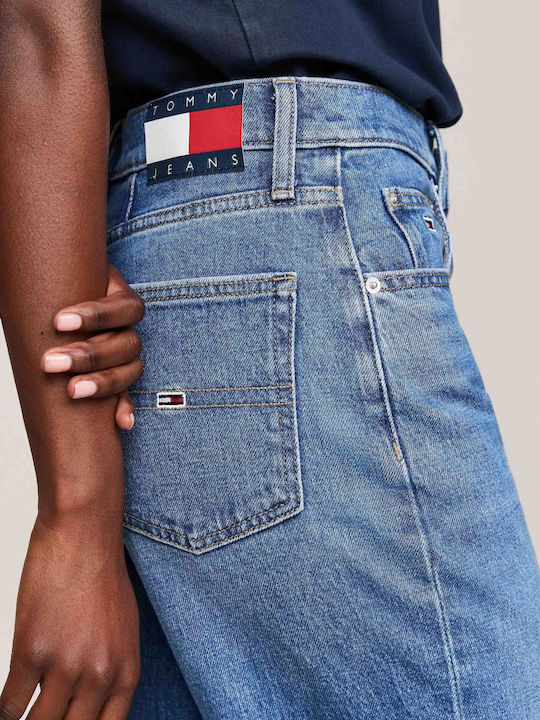Damen Jeans Hosen in Mama Passform Grau