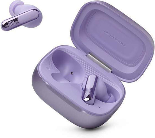 JBL Live Beam 3 In-ear Bluetooth Handsfree Earphones with Sweat Resistance and Charging Case Purple