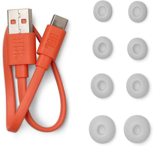 JBL Live Beam 3 In-Ear Bluetooth-Freisprecheinrichtung Kopfhörer mit Schweißresistenz und Ladeetui Silber
