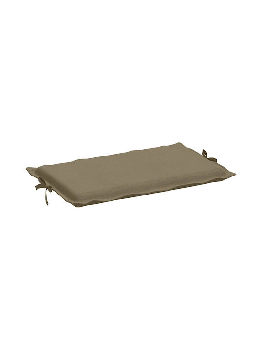 vidaXL Sunbed Cushion with Backrest Beige-Grey 58x186cm