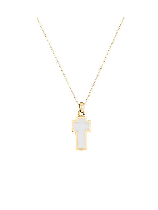 Kritsimis Gold Cross 14K with Chain