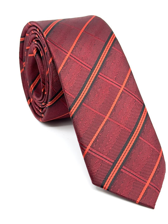 Legend Accessories Set de Cravată pentru Bărbați Tipărit în Culorea Roșu
