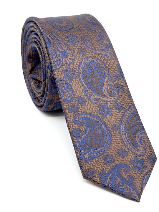 Legend Accessories Men's Tie Set Printed in Brown Color