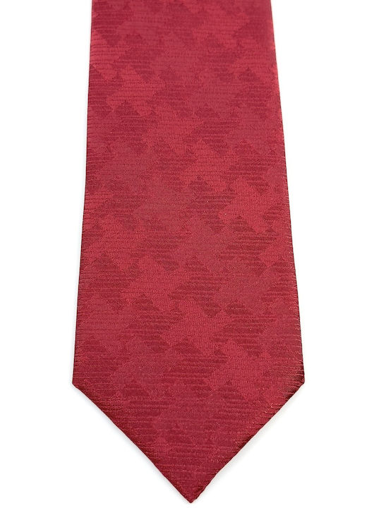 Legend Accessories Men's Tie Set Printed in Red Color