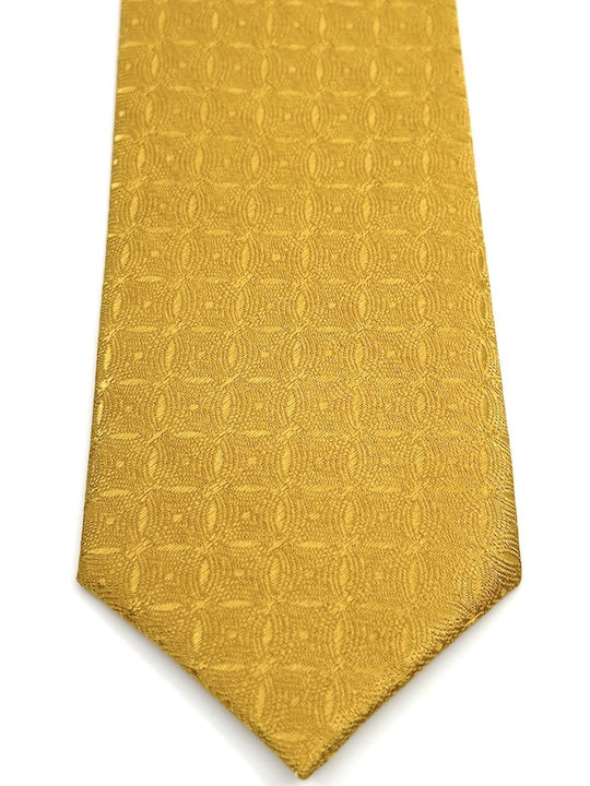 Legend Accessories Men's Tie Set Printed in Yellow Color
