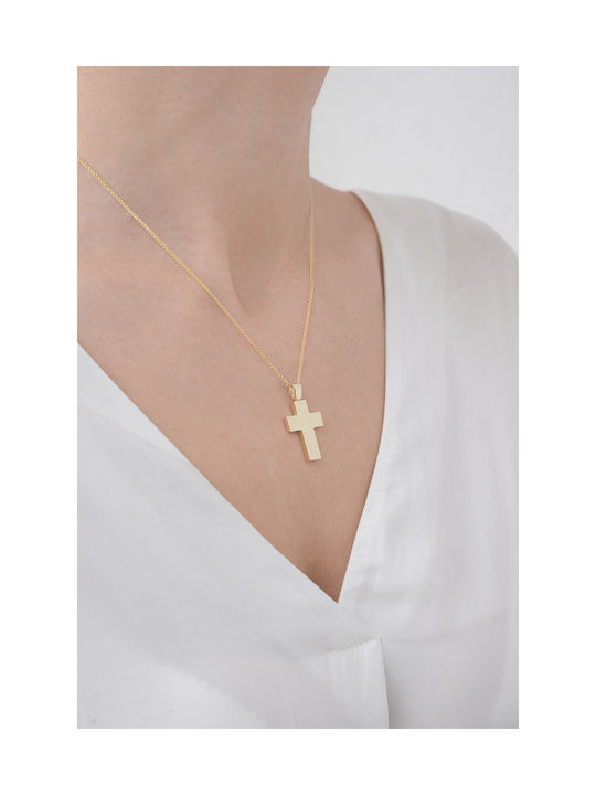 Kritsimis Gold Cross 14K with Chain