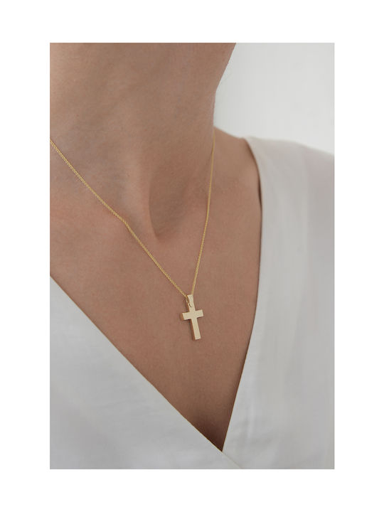 Kritsimis Gold Cross 14K with Chain