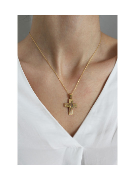 Kritsimis Gold Cross 14K with Chain