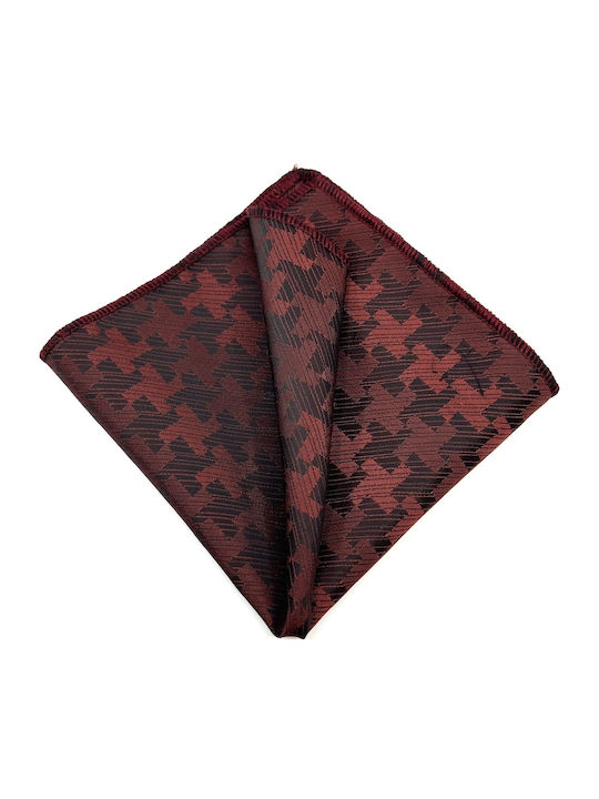 Legend Accessories Men's Tie Set Printed in Burgundy Color