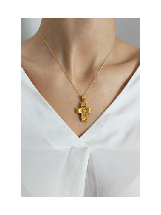 Kritsimis Gold Cross 14K with Chain