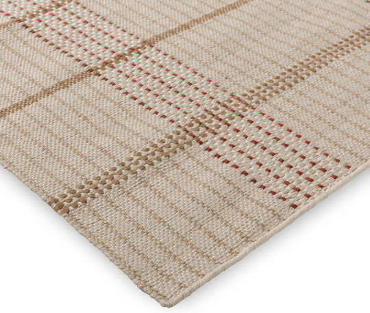 Brink & Campman Zona Stitch Lucrat manual Covor De exterior Rectangular Terra
