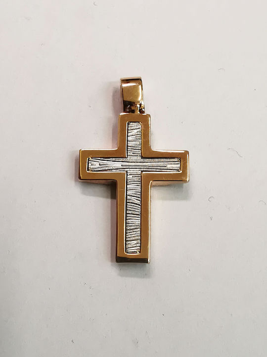 Aris Dentopoulos Jewellery Women's White Gold Cross 14K