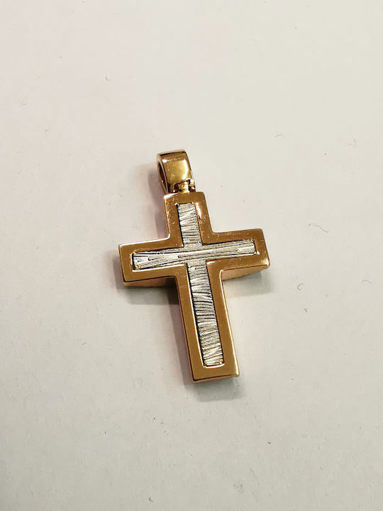 Aris Dentopoulos Jewellery Women's White Gold Cross 14K