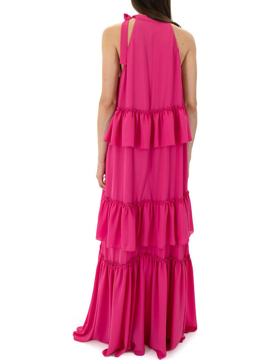 Summer Maxi Dress for Wedding - Christening Pink