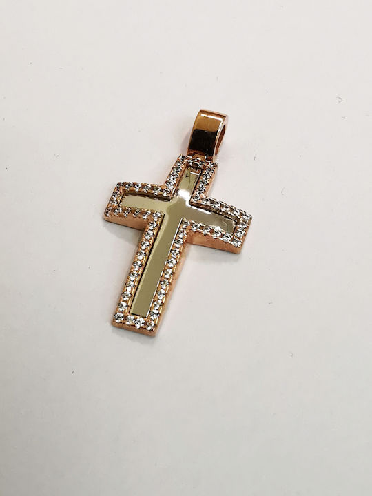Aris Dentopoulos Jewellery Women's White Gold Cross 14K