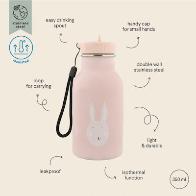 Trixie Kids Water Bottle Stainless Steel 350ml