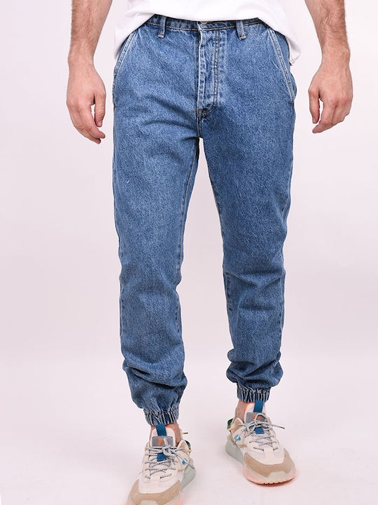 Dsplay Men's Jeans Pants in Loose Fit Blue