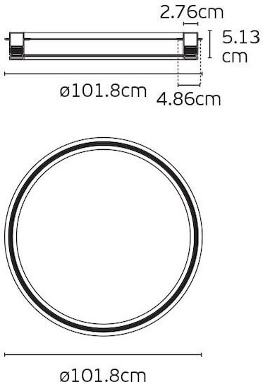 VK Lighting Mounting Rail for Lighting Fixtures Black 71165-004777