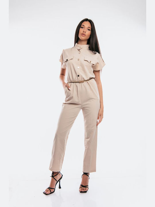 De Damă Salopetă Beige