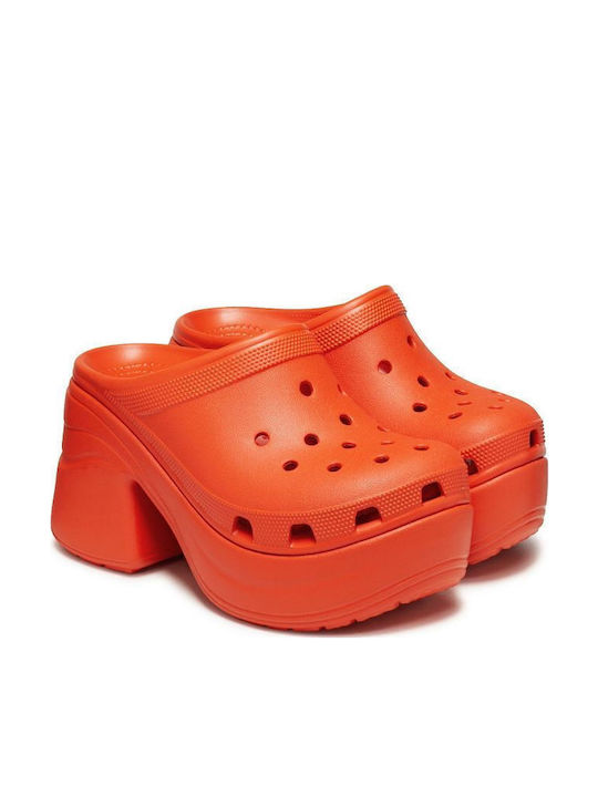 Crocs Crocs Damen Holzschuhe Orange