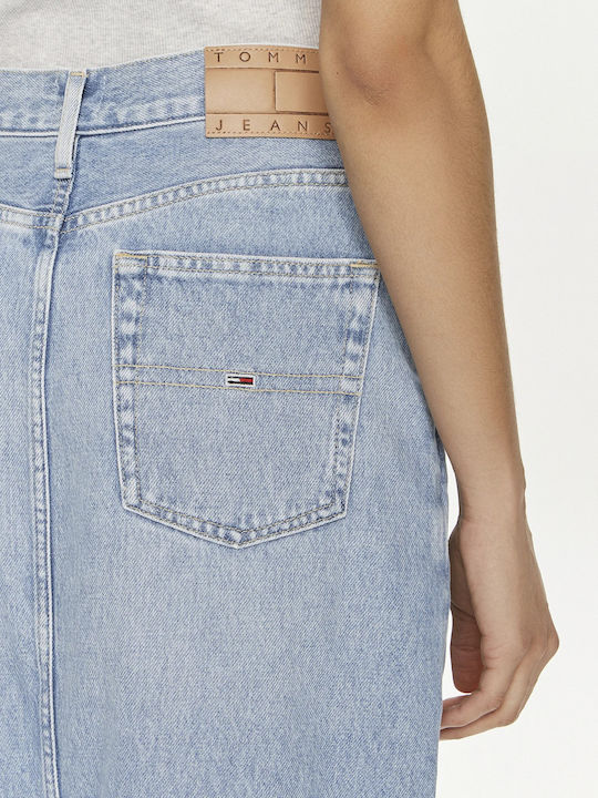 Claire Denim Hoch tailliert Maxi Rock Denim Light
