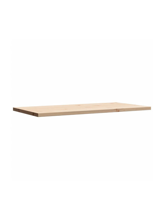 vidaXL Rectangular Table Surface made of Solid Wood Pine 100x50x2.5cm 847431 1pcs