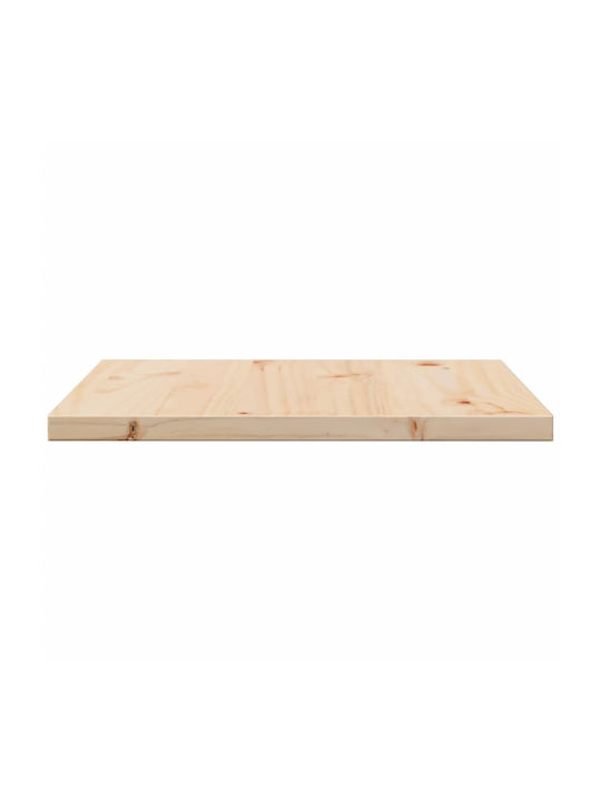 vidaXL Square Table Surface made of Solid Wood Brown 50x50x2.5cm 847424 1pcs