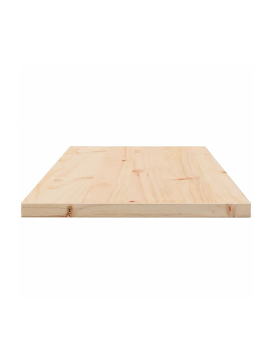 vidaXL Dreptunghiulară Suprafața mesei din Lemn Masiv Maro 110x40x2.5cm 847432 1buc